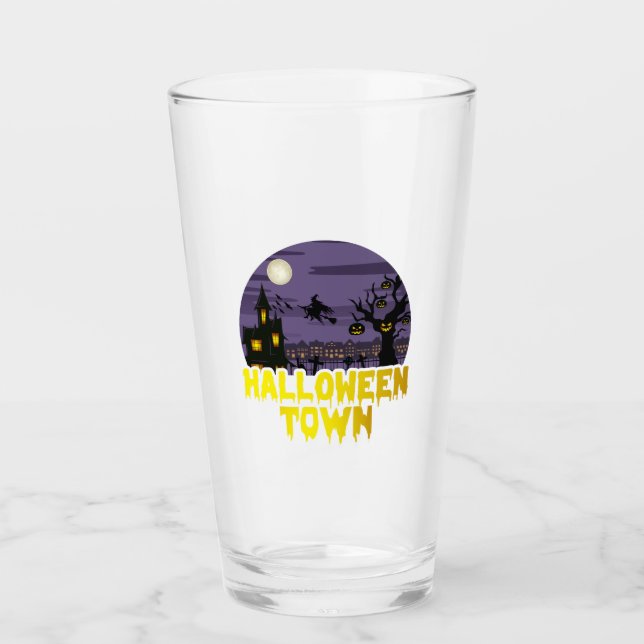 Copo De Pint Cidade do Halloween (Frente)