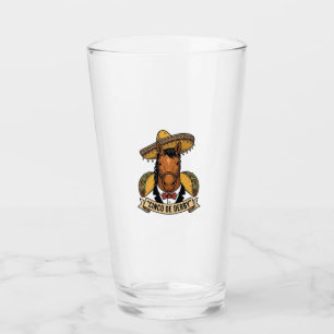 Copo De Pint Cinco de Derby Cavalo Taco Sombrero Design Vintage