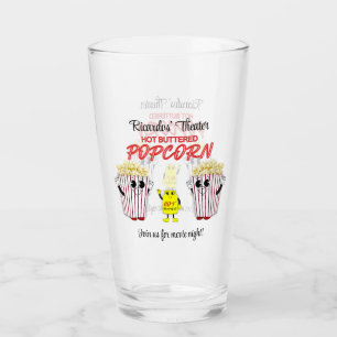 Copo De Pint Cinema Familiar Divertimento Pipoca Mascots Beer