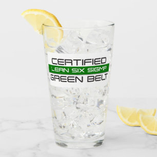 Copo De Pint Cinturão Verde Lean Six Sigma