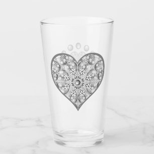 Copo De Pint Cinza de rendas cerâmicas