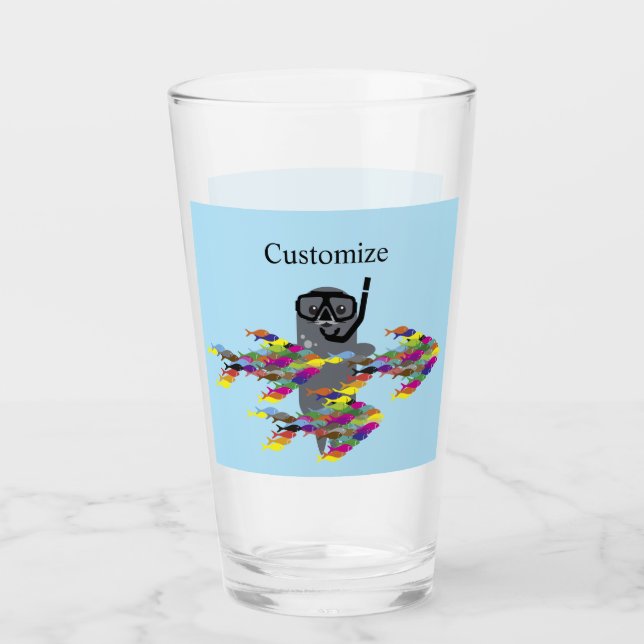 Copo De Pint Cinza Seal Thunder_Cove (Frente)