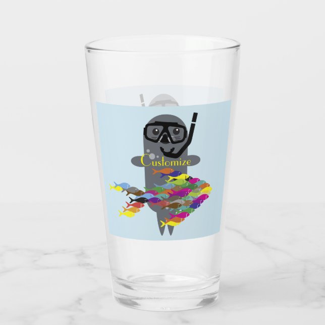 Copo De Pint Cinza Seal Thunder_Cove (Verso)