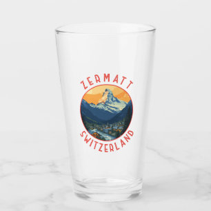 Copo De Pint Círculo Retrovisor da Suiça Zermatt
