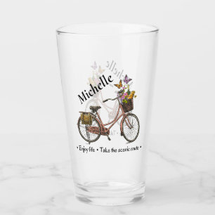 Copo De Pint Citação de Bicicleta Vintage