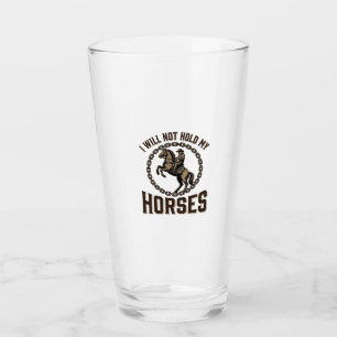 Copo De Pint Citação Engraçada de Cavalo Design de Montaria Oci