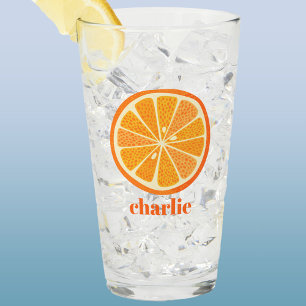 Copo De Pint Citrus Orange Personalizado