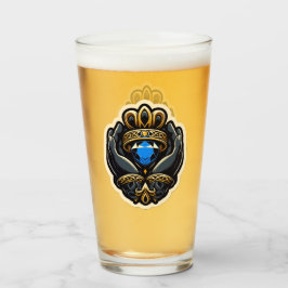 Copo De Pint Claddagh Pint Glass