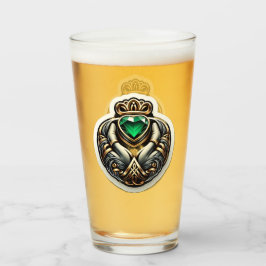 Copo De Pint Claddagh Pint Glass