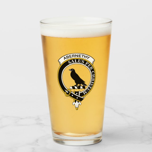 Copo De Pint Clan Abernethy Beer Glass (Frente (Preenchido))