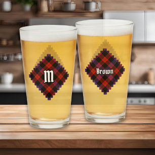 Copo De Pint Clan Brown Tartan
