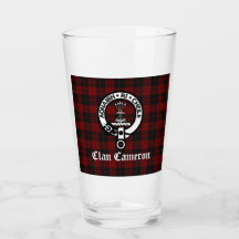Clan Cameron Crest Crachá & Tartan