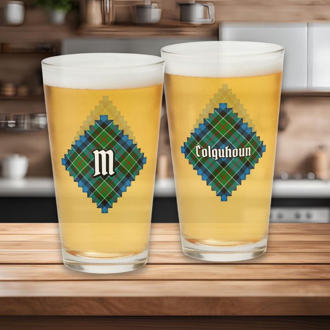 Copo De Pint Clan Colquhoun Tartan (Criador carregado)