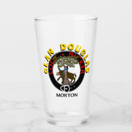 Copo De Pint Clan Douglas "LOCK SICKER" 16oz Glass Tumbler