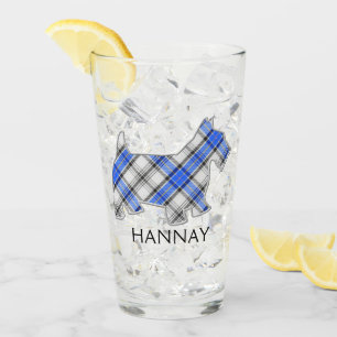 Copo De Pint Clan Hannay Tartan Scottie Dog