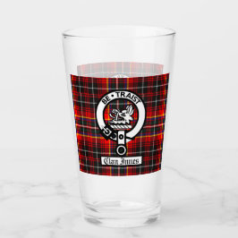 Copo De Pint Clan Innes Crest Crachá e Tartan