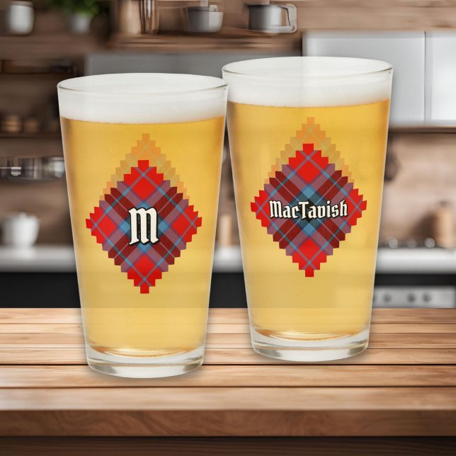 Copo De Pint Clan MacTavish Tartan (Criador carregado)