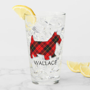 Copo De Pint Clan Wallace Tartan Scottie Dog