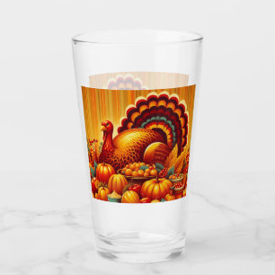 Copo De Pint Clássico/vintage Ação de Graças Turquia
