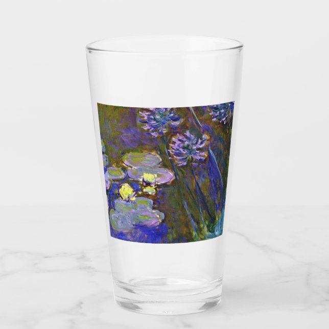 Copo De Pint Claude Monet Water Lily Agapanthus (Frente)