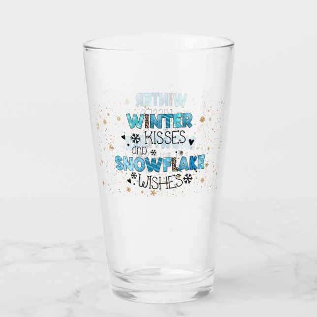 Copo De Pint Clipes Invernos Personalizar (Frente)