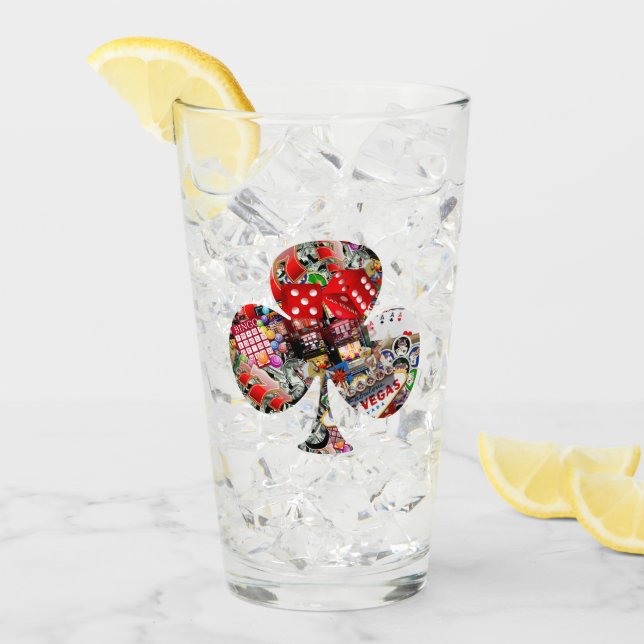 Copo De Pint Club Playing Card Shue * Gamblers Delight (Gelo frontal)