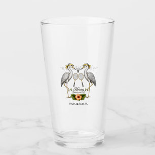 Copo De Pint Clube de Badminton Garça Vintage Personalizado
