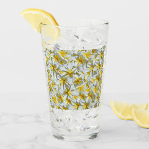 Copo De Pint Cluster De Frangipani Amarelo E Branco,