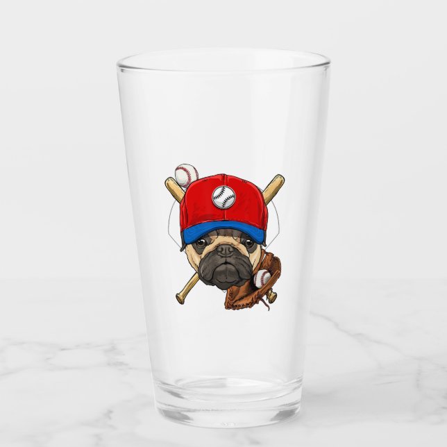 Copo De Pint Coach Pug Dog Lover Pug Mãe (Frente)