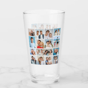 Copo De Pint Colagem De 15 Fotos Com Borda Branca