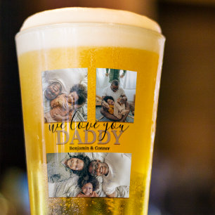 Copo De Pint Colagem de 3 Fotos Moderna