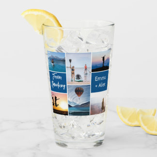 Copo De Pint Colagem de Fotografias Adventure 6 Vidro Personali