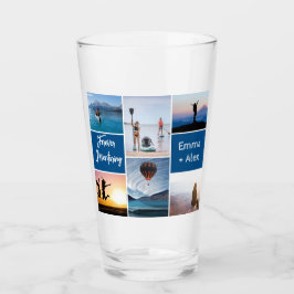Copo De Pint Colagem de Fotografias Adventure 6 Vidro Personali