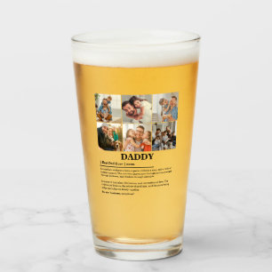 Copo De Pint Colagem de Fotografias de Definição 6 de Pai Perso