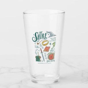 Copo De Pint Colagem Gráfica em Aquarela THE SHIRE™