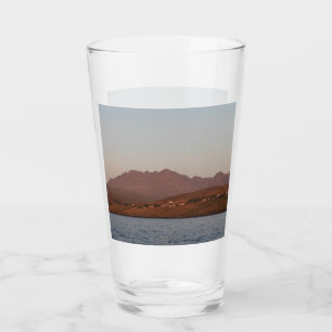 Copo De Pint Colinas Cuillin Pôr-do-sol Vermelho Ilha de Skye E