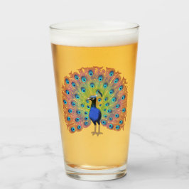 Copo De Pint Colorida Peacock