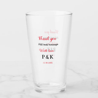 Copo De Pint Com amor adicione o nome do casal letra obrigado a