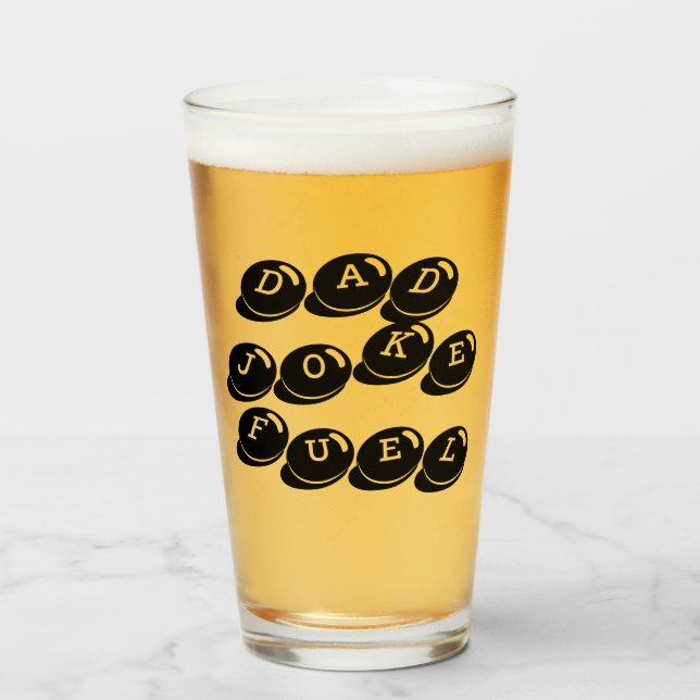 Copo De Pint Combustível para Piada pai - Presente Engraçado de (Frente (Preenchido))