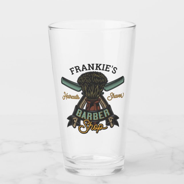 Copo De Pint Compro de Barber Personalizado Barras de Margens d (Frente)