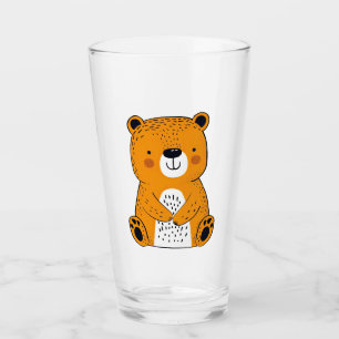 Copo De Pint Condecoração de ursos bonitos
