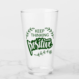 Copo De Pint Continue a pensar como positivo