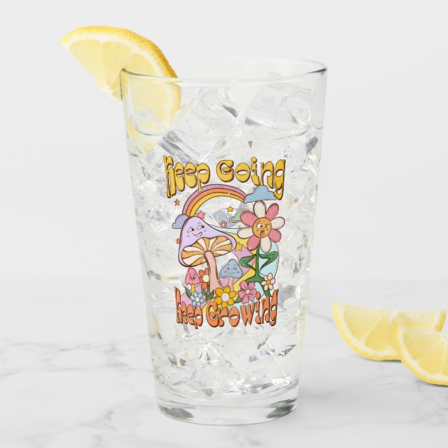 Copo De Pint Continue, Continue Crescendo | Cogumelo e Floral (Gelo frontal)