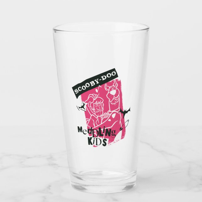 Copo De Pint Contorno de Crianças com Medalhas Shaggy e Scooby  (Frente)