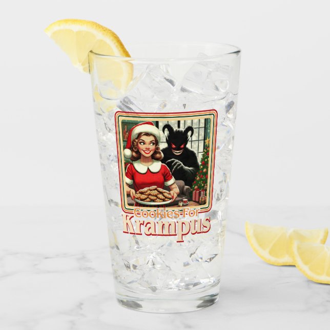 Copo De Pint Cookie For Krampus Merry Krampus Christmas Horror (Gelo frontal)