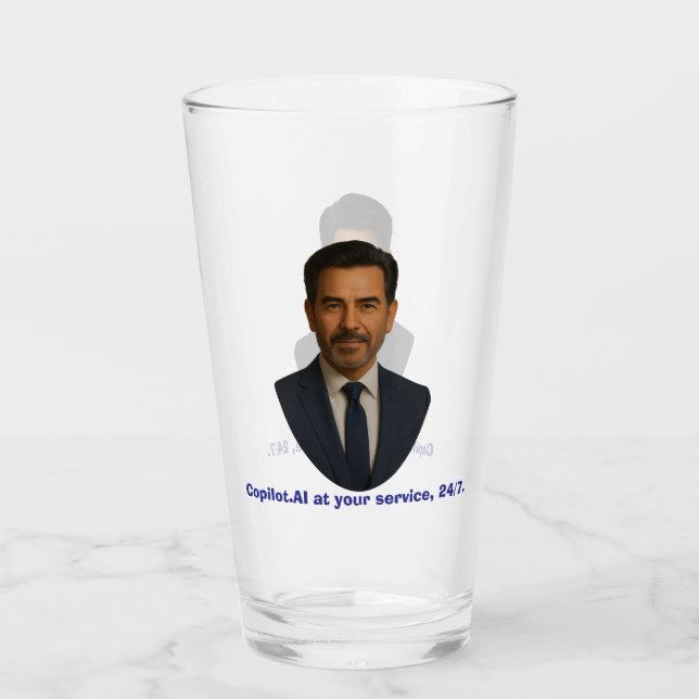 Copo De Pint Copilot.AI ao seu serviço, 24/7. (Frente)