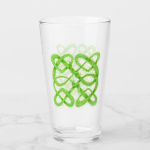 Copo De Pint Copo para Bebidas Pint GREEN CELTIC KNOT
