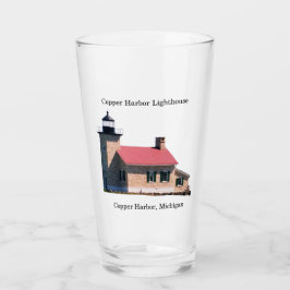 Copo De Pint Copper Harbor Lighthouse glass