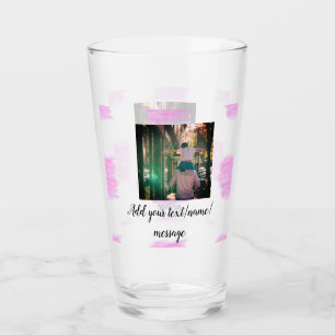 Copo De Pint Cor d'água rosa púrpura pai filho pai adicionar im