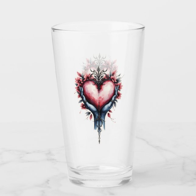 Copo De Pint Coração da Magia Silenciosa (Frente)